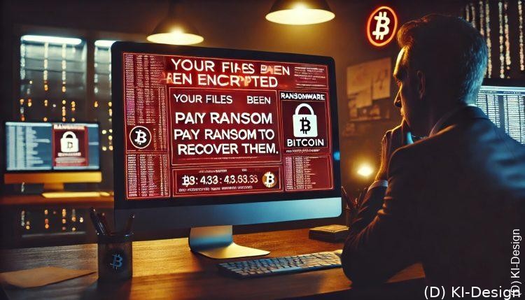 Ransomware-Angriff.