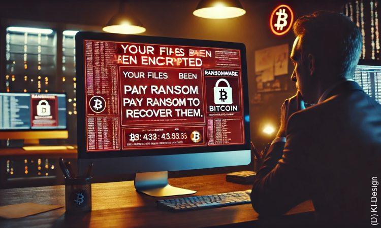 Ransomware-Angriff.